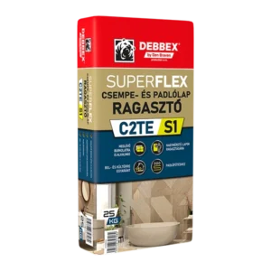 DEBBEX SUPERFLEX csempe- és padlólap ragasztó C2TE S1 - 25kg